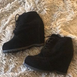 Aldo Suede boot wedges